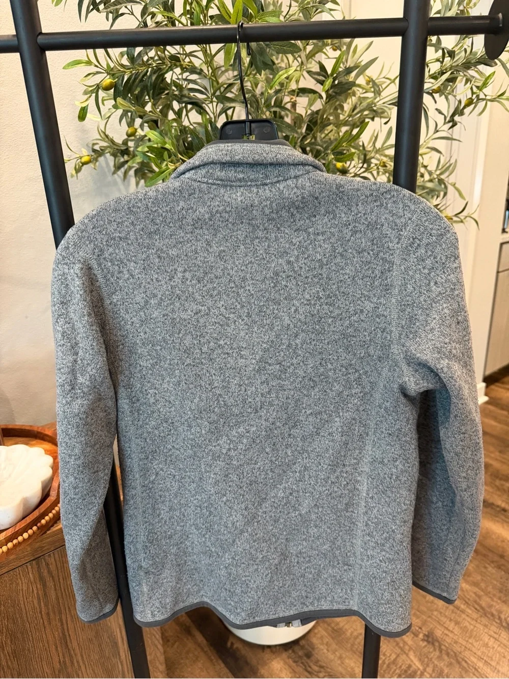 Patagonia Gray Full-Zip Fleece Jacket - Kids